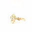 ROS  Jewel Design 14k gouden ring met een Fancy Yellow Marquis Diamond  en Briljantjes The Enlightening