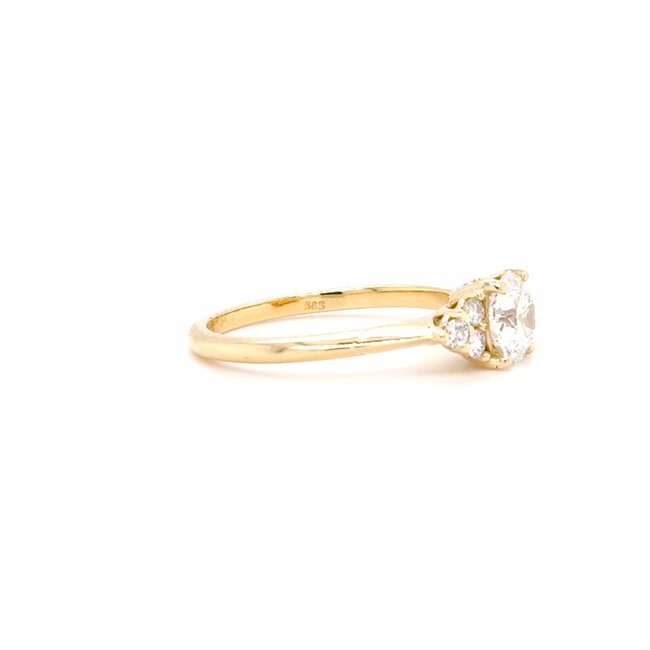 ROS  Jewel Design 14k gouden ring met Lab Grown Diamond  en Briljanten The Snow White