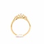 ROS  Jewel Design 14k ring LGD brilj1.05ct/0.18ctbrilj Snow White gewicht 3.3g mt 18.5 certi