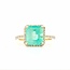 ROS  Jewel Design 14k ring Smaragd/brilj0.60ctmt 17.25 The Green Apple