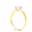 Occ 18k bico ring solitair 0,50ctbrilj 5.8g mt18.5
