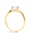 Occ 18k bico ring solitair 0,50ctbrilj 5.8g mt18.5