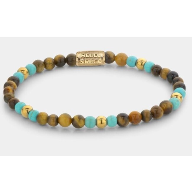 Rebel&Rose Mix Tiger Turqoise RR-40063-S