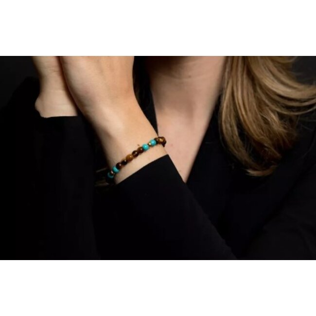 Rebel&Rose Mix Tiger Turqoise RR-60104 S