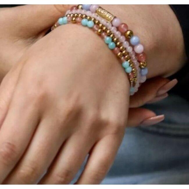 Rebel&Rose Pink Summer Vibes RR-60055-S 6mm