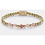 Rebel&Rose Yellow Gold Colored meets Cherry Rose RR-60081-S