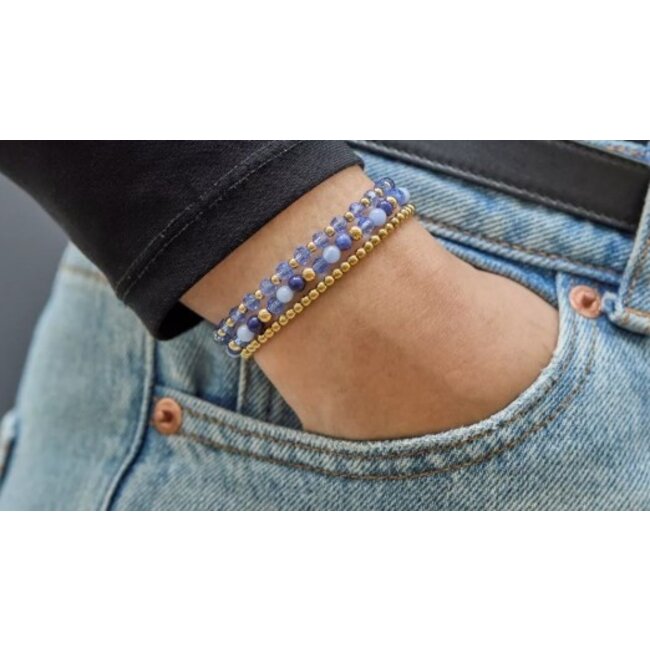 Rebel&Rose Mix Winter Blues Glam Rocks RR-40169-S