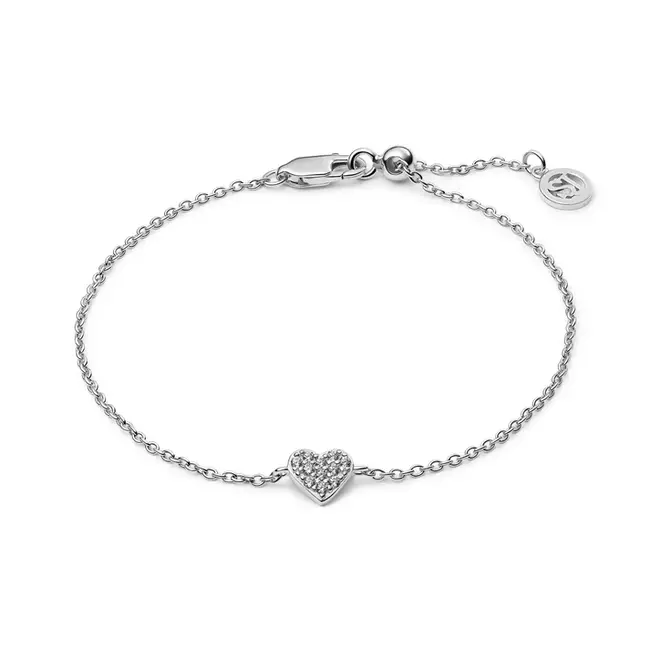 SIF JAKOBS Essenza-lijn Cuore Armband. SJ-B2705-CZ