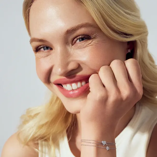 SIF JAKOBS Essenza-lijn Cuore Armband. SJ-B2705-CZ