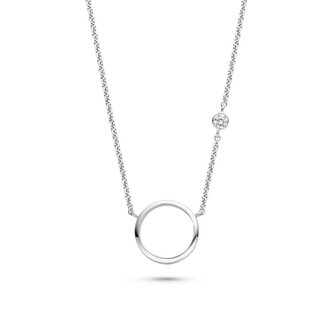 FJF FJF Cirkle II collier FJF0010009SWH zilv zirk
