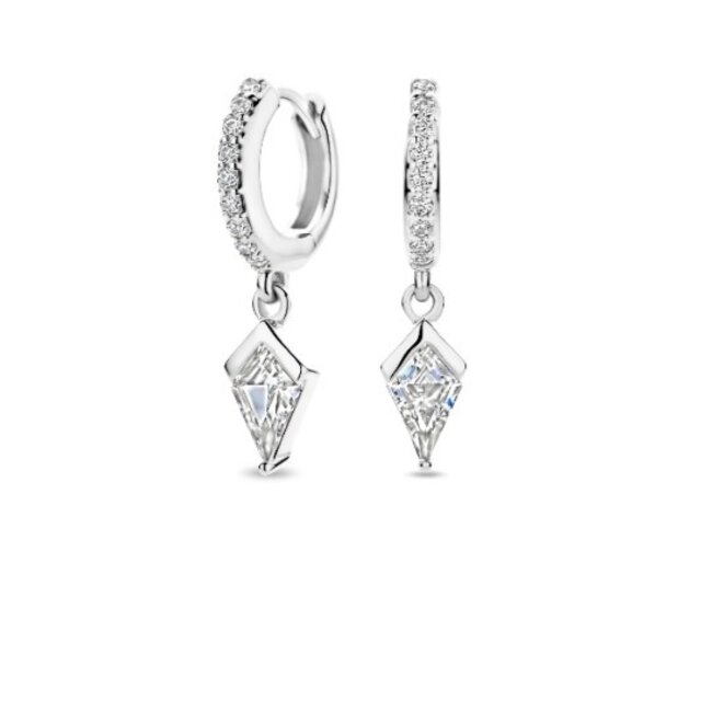 FJF oorbellen classic Hoop Kite FJF0030044SWH zirkonia