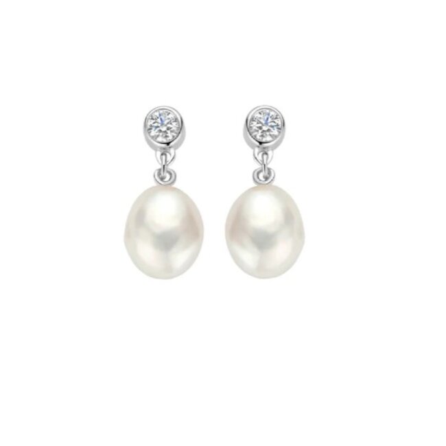 FJF FJF oorbel Icon pearl II FJF0030027SWH zirk