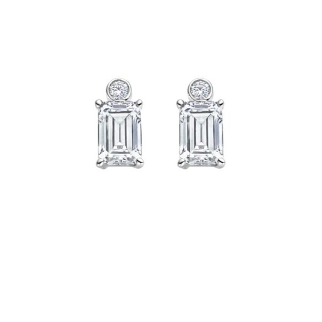FJF FJF oorbellen Icon octagon studs FJF0030022SWH