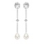 FJF FJF oorbel Bella pearl zirko FJF0030032SWH