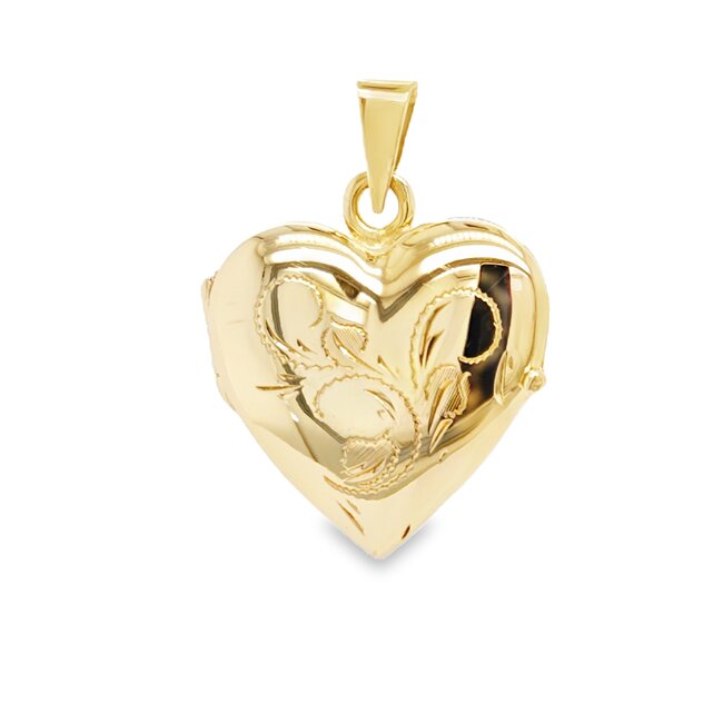 14k gouden medaillon hart