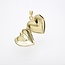 14k gouden medaillon hart