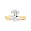 ROS  Jewel Design 14k ring solitair met LabGrown Diamond