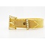 14k gouden mesh armband met Parels