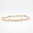 14k gouden armband met briljanten