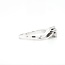 14k witgouden ring met 3 briljanten