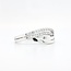 14k witgouden ring met Zirkonia