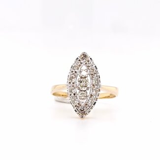 Occ  bico ring 0.31ctbrilj 3.35gram mt 17