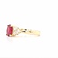 ROS  Jewel Design 14k gouden ring met Robijn en briljant The Warm&Sparkly