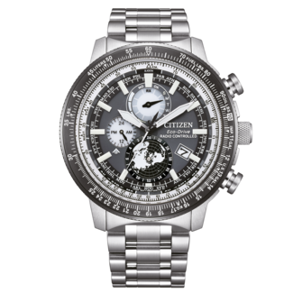 CITIZEN Eco-Drive. Radio Controlled. stalen band. BY3005-53H