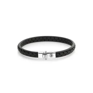 Rebel&Rose Zilver/Leder Armband