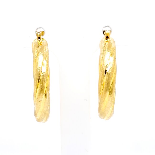 14k gouden oorringen