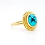18k gouden ring met Turkoois