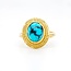 18k gouden ring met Turkoois