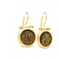 18k gouden oorhangers met Brons