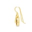 18k gouden oorhangers met Brons
