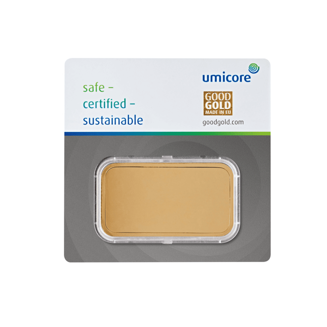 umicore Gold bar Umicore 100 gram