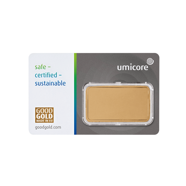 umicore Umicore goudbaar 20 gram – 99,99% puur goud