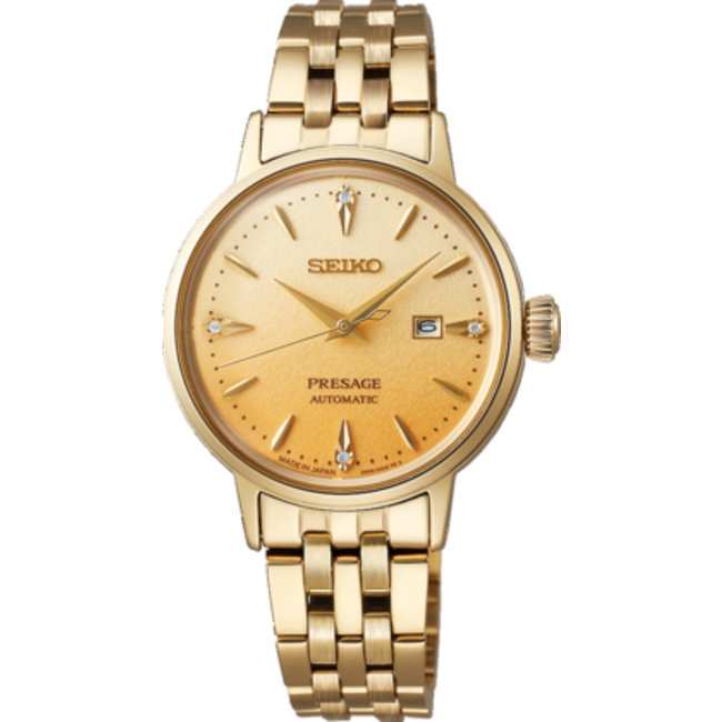 Seiko Presage Horloge SRE018J1 Inkoop verkoop goud, zilver