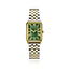 ZINZI  Elegance Horloge 28mm groene w.plaat stln band. ZIW1935