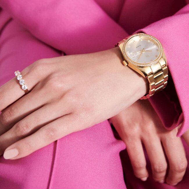 SIF JAKOBS  horloge SJ-W1062-CZ-YG  Electra  BAE.