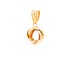 14k  gouden tricolor hanger