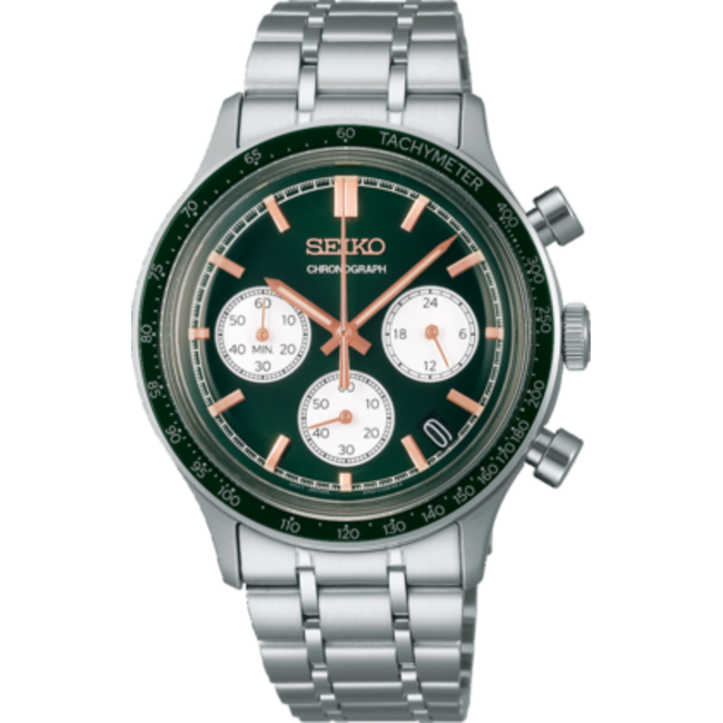 Seiko Quartz Chrono SSB481P1 groen