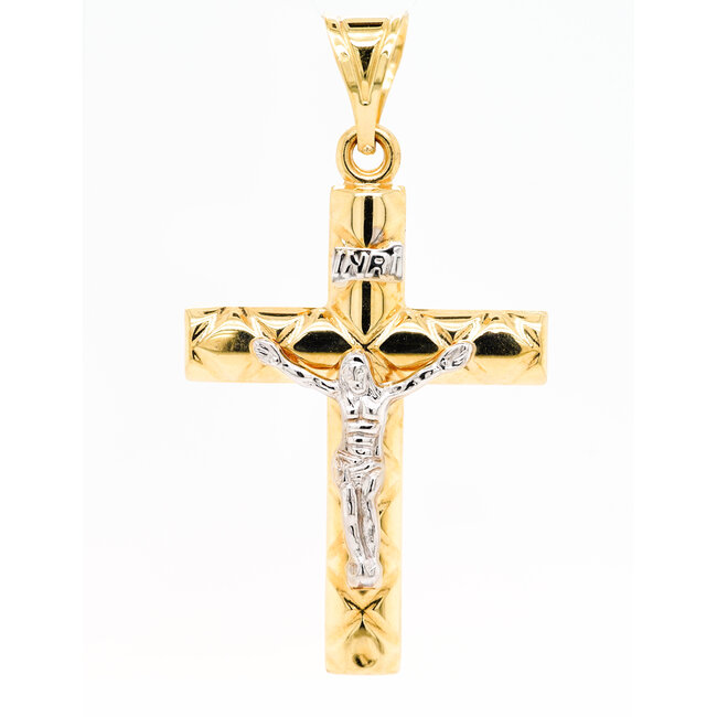 Occ 14k bico hanger Kruis 2.6gram met afbeelding