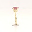 Occ 14k ring met roze Tourmalijn 2.2g mt 17.75