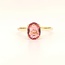 14k  gouden ring met een roze Tourmalijn