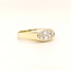 14k gouden ring met 8 briljanten