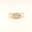 Occ 14k ring 0.24ct briljant 3.4gram mt 17.5