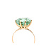 Occ 14k ring Spinel groen 6.2g mt17.75