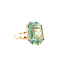Occ 14k ring Spinel groen 6.2g mt17.75