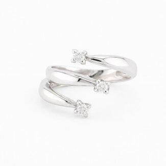 Occ. 18K Wg Ring. Brilljant. 5,3Gr. Mt17,5