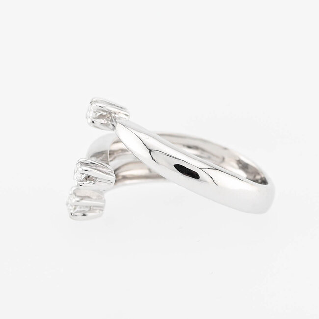 Occ. 18K Wg Ring. Brilljant. 5,3Gr. Mt17,5